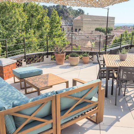 Le Rooftop - Vue incroyable sur le Théatre Antique Orange  Extérieur photo